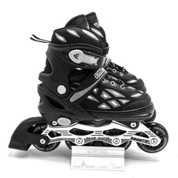 Patins Inline Semi-Profissional Unitoys 37-40 Ref.1108 Preto - 1