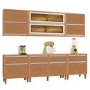 Ver imagem 3 de Cozinha Completa Modulada Tuboarte Maite 100% Mdf com 2 Balcão Pequeno 10 Portas 4 Gavetas