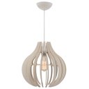 Ver imagem 1 de Kit 3 Pendente Lótus Poptem Mármore Lustre Luminária 30cm Sala