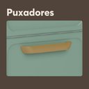 Ver imagem 5 de Armário Aéreo Alto de Aço 2 Portas Verde Bella Bertolini