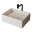 Ver imagem 1 de Cuba Raffinata com Torneira Inox Black e Valvula Oculta Branco Brilho