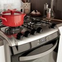 Ver mais imagens de Fogão 4 Bocas Electrolux 52Rbl com Timer e Relógio Digital Automático Bivolt