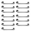 Ver imagem 1 de Barra de Apoio Barra 40cm Aço Inox Kit 13 Unidades Acessibilidade Idoso Deficiente Cadeirante Segura