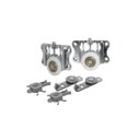 Ver imagem 2 de Kit Roldanas para Porta Correr em Armários PF600z 50 Kg 1 Porta