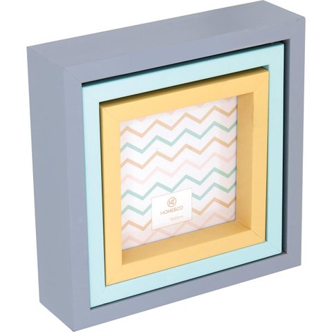 HOME&CO VIRCHOW PORTA-RETRATOS 17x17x5cm PLÁSTICO COLOR 3PÇ