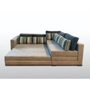 Ver imagem 2 de Sofá de Canto SFC_MM 07 Com Mola Ensacada que se Transforma em Sofá Cama de Casal Resistente e Confo