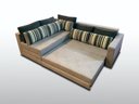 Ver imagem 3 de Sofá de Canto SFC_MM 07 Com Mola Ensacada que se Transforma em Sofá Cama de Casal Resistente e Confo