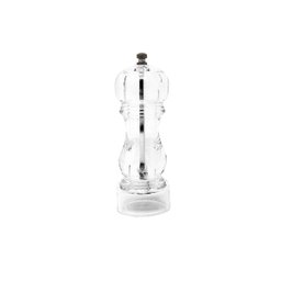 Moedor Triturador de Pimenta e Sal Pimenteiro Acrílico 16cm - 1