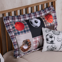 Ver imagem 5 de Kit Edredom Boy Solteiro Infantil e Juvenil 4 Peças Esportes Estampa Digital 300 Fios