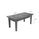 Ver imagem 5 de Mesa Centro 10x50 Ripada Madeira Rustica Castanho