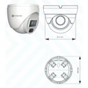 Ver imagem 3 de Câmera Motorola Ip Dome Metal e Plstico 4mp/h.265/ Lente 3.6mm/ Ip66 /poe - L/ Mtidm022602