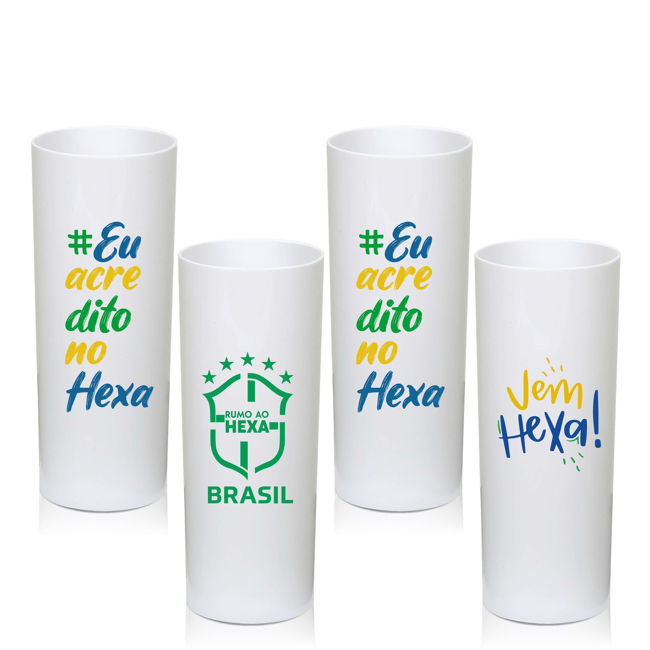 Copo Long Drink Personalizado Copa do Mundo | MadeiraMadeira