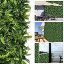 Ver mais imagens de 3 Placas de Planta Samambaia Artificial (60X40) Parede Decorada com Folhagem Verde Muro Inglês