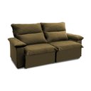 Ver imagem 6 de Sofá Retrátil Reclinável Paris 200cm Suede Velut com Molas no Assento - King House