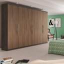 Ver imagem 1 de Guarda-Roupa Casal 6 Portas 4 Gavetas Caribe Móveis Rimo