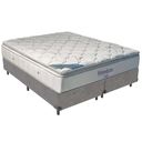 Ver imagem 1 de Cama Box e Colchão Freedom Molas Ensacadas Queen Ortobom: Cinza
