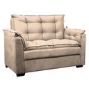 Ver imagem 1 de Sofá 2 Lugares Pequeno Confortável 1,40m Small Herrero - Nude Areia