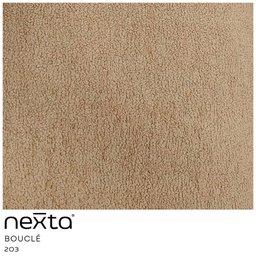 Sofá Curvo 3 Lugares 180cm Eron Braço Esquerdo Bouclé Camel - Nexta Casa - 4