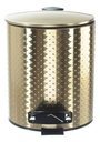 Ver imagem 3 de Kit Lavabo Luxo Lixeira Cesto 5 Litros com Pedal + Escova