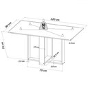 Ver imagem 3 de Mesa de Jantar 4 Lugares Morgana Mel/blonde/nude - Pnr Móveis