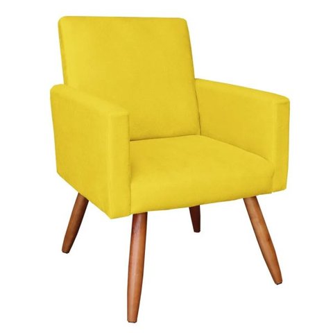 Poltrona Cris Amarelo SLK Decor