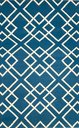 Ver imagem 1 de Tapete Kilim Two Tone 153x244 Blue