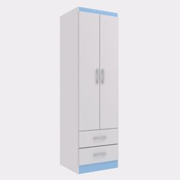 Guarda-Roupa de Bebê 2 Portas e Cômoda 6 Gavetas Evidência Móveis - 8 Guarda-Roupa de Bebê 2 Portas e Cômoda 6 Gavetas Evidência Móveis - 8