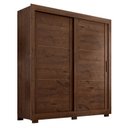 Ver imagem 1 de Guarda Roupa Casal Titanium 2 Portas 4 Gavetas Jacarandá Fosco - Zanzini