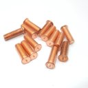 Ver imagem 2 de Pino para Solda Capacitiva CD-RT M6 X 25mm Cobreado - 1000un