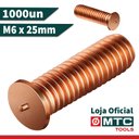 Ver imagem 3 de Pino para Solda Capacitiva CD-RT M6 X 25mm Cobreado - 1000un