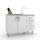 Ver imagem 2 de Cozinha Completa Modulada 2 Peças Branco/Diversas Cores