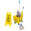 Ver imagem 1 de Kit Mop Completo C/placa Amarelo Bralimpia Nykt01