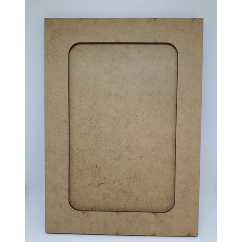 Kit com 5 Quadros para Fotos 14x09 Cm em Mdf Cru