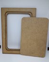Ver imagem 2 de Kit com 5 Quadros para Fotos 14x09 Cm em Mdf Cru