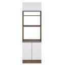 Ver imagem 5 de Torre Quente 70 cm 3 Portas Glamy Rustic/Branco Madesa