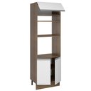 Ver imagem 2 de Torre Quente 70 cm 3 Portas Glamy Rustic/Branco Madesa