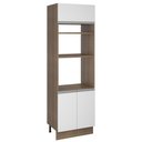 Ver imagem 1 de Torre Quente 70 cm 3 Portas Glamy Rustic/Branco Madesa
