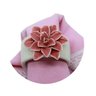 Cj.6 Aneis Porta Guardanapo de Cerâmica Rose 5x6cm - 1