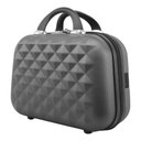 Ver imagem 3 de Mala de Viagem Tamanho Média 23kg Rodas 360 - Gladiador Diamond com Frasqueira D1m Cor: Grafite