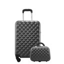 Ver imagem 1 de Mala de Viagem Tamanho Média 23kg Rodas 360 - Gladiador Diamond com Frasqueira D1m Cor: Grafite