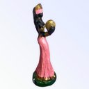 Ver imagem 3 de Escultura Oxum Rosa 15 cm em Resina