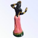 Ver imagem 4 de Escultura Oxum Rosa 15 cm em Resina