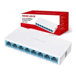 Switch De Mesa Mercusys 8 Portas Rj45 De 10/100mbps Ms108 - 2