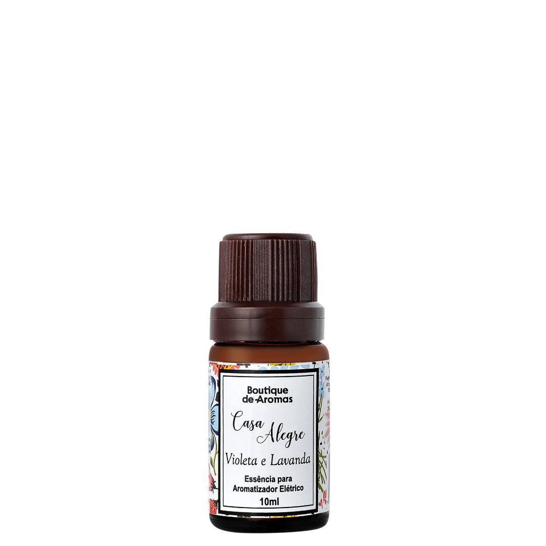 Essência para Aromatizador Elétrico Casa Alegre Violeta e Lavanda - 10ml Boutique de Aromas - 1