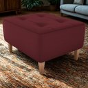 Ver imagem 2 de Puff Decorativo para Sala Piva 62x52 Cm E432 Vermelho Milani Store
