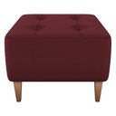 Ver imagem 6 de Puff Decorativo para Sala Piva 62x52 Cm E432 Vermelho Milani Store