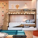 Ver imagem 5 de Beliche Infantil com Escada e 4 Gavetas Infix C06 Aveiro/branco - Mpozenato