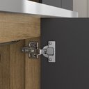 Ver imagem 4 de Armário Paneleiro com 4 Portas Grafite Samba Bertolini Grafite Carvalho