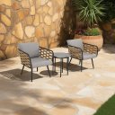 Ver imagem 2 de Conjunto para Área Externa Sunny com 2 Cadeiras, 1 Mesa