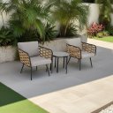 Ver imagem 3 de Conjunto para Área Externa Sunny com 2 Cadeiras, 1 Mesa